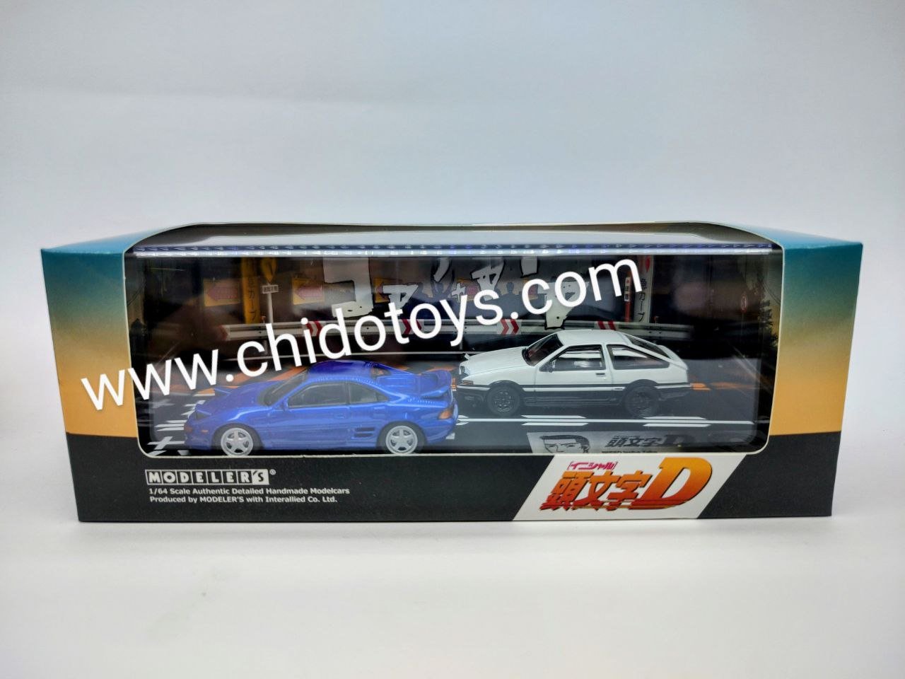 SET Escena Marca Inicial D Vol 15 Toyota AE86 - Chido Toys