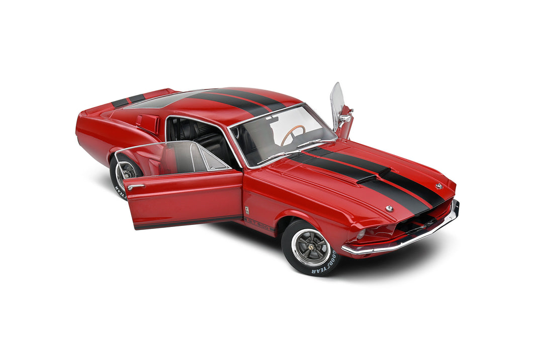 Auto a escala 1:18, marca Solido, Modelo SHELBY GT500 – BURGUNDY RED – 1967