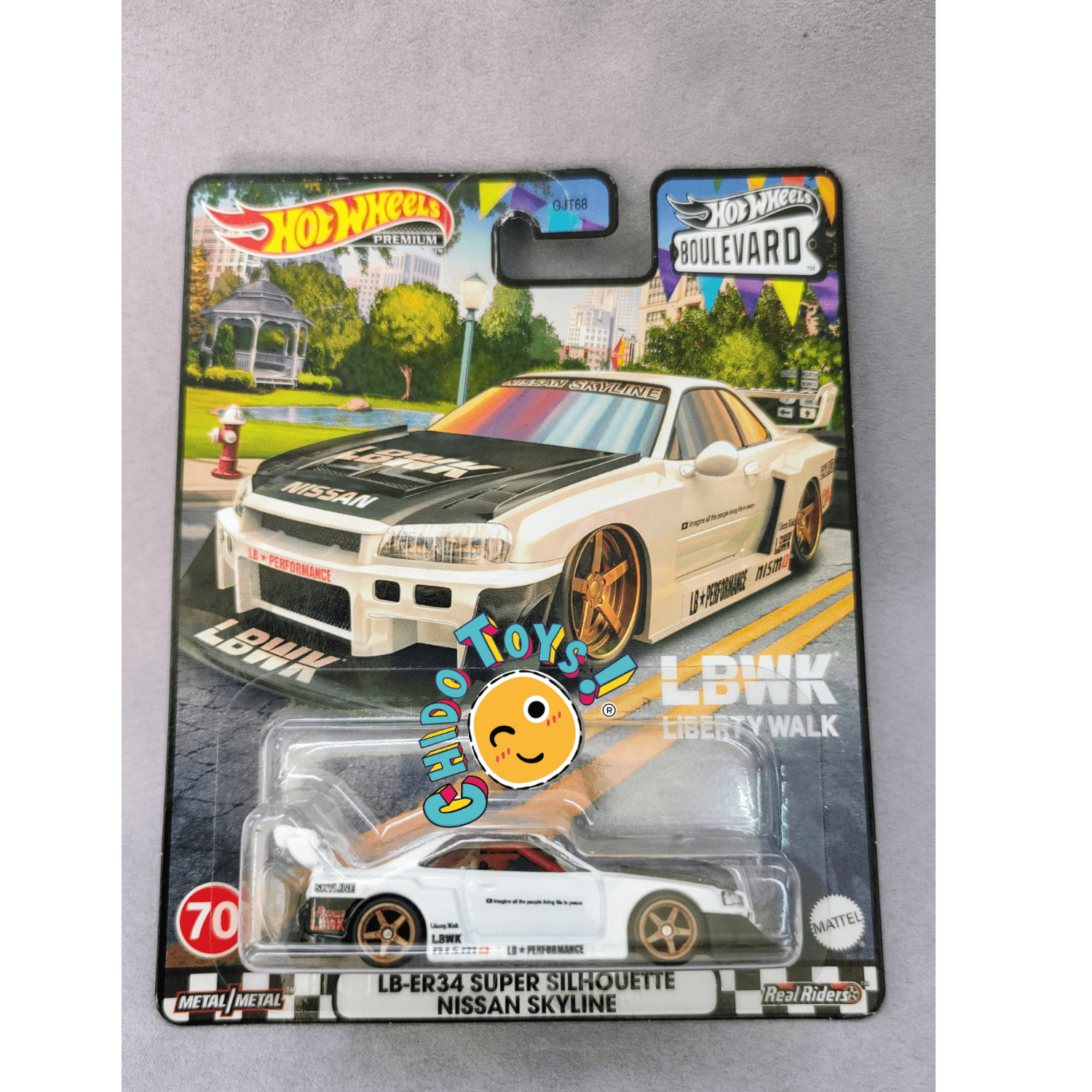 Skyline Super Silhouette LB - ER34 1:64 – Hot Wheels Premium Boulevard - Chido Toys