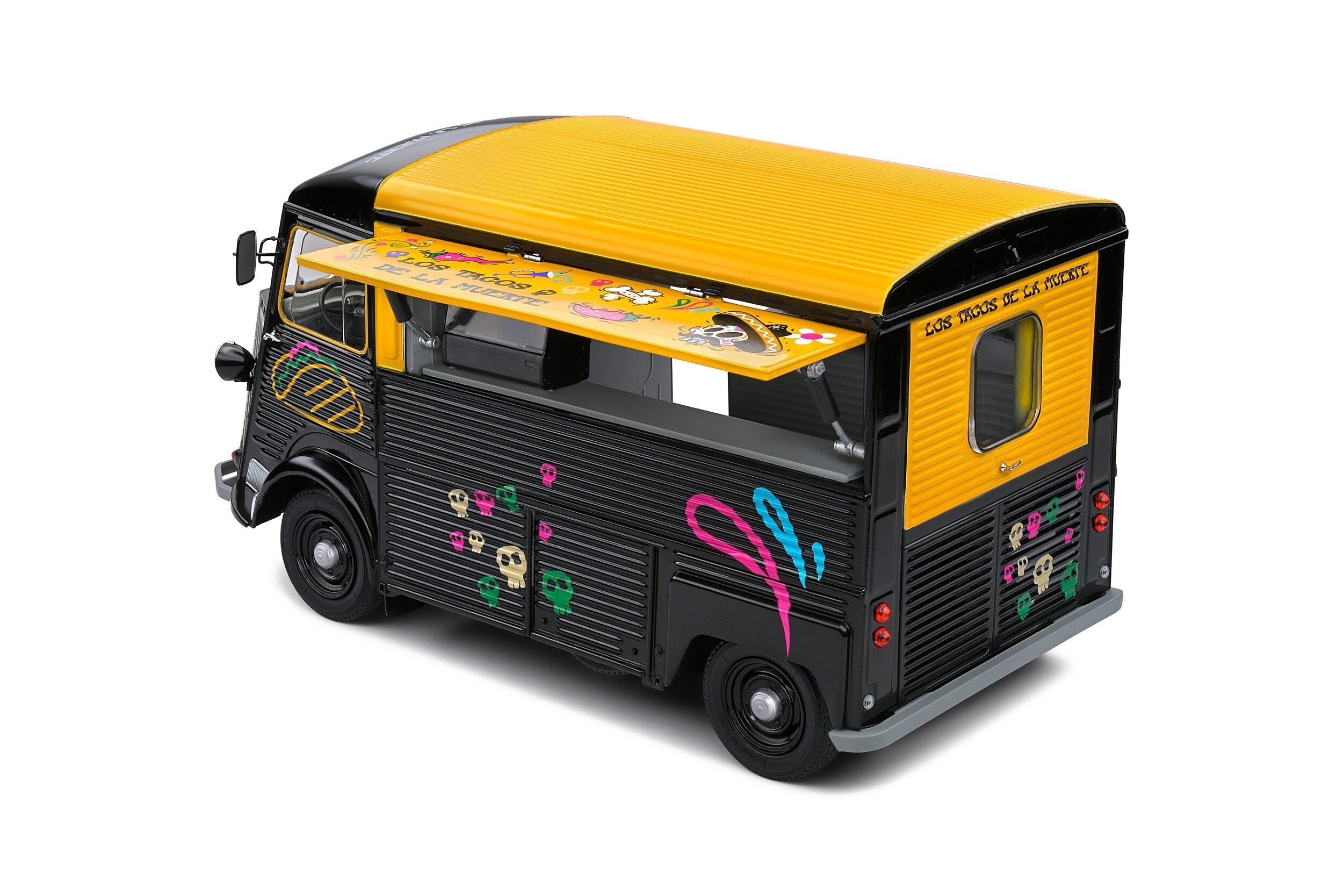 Solido Citroën Type HY 1969 1:18 Los Tacos de la Muerte - Chido Toys