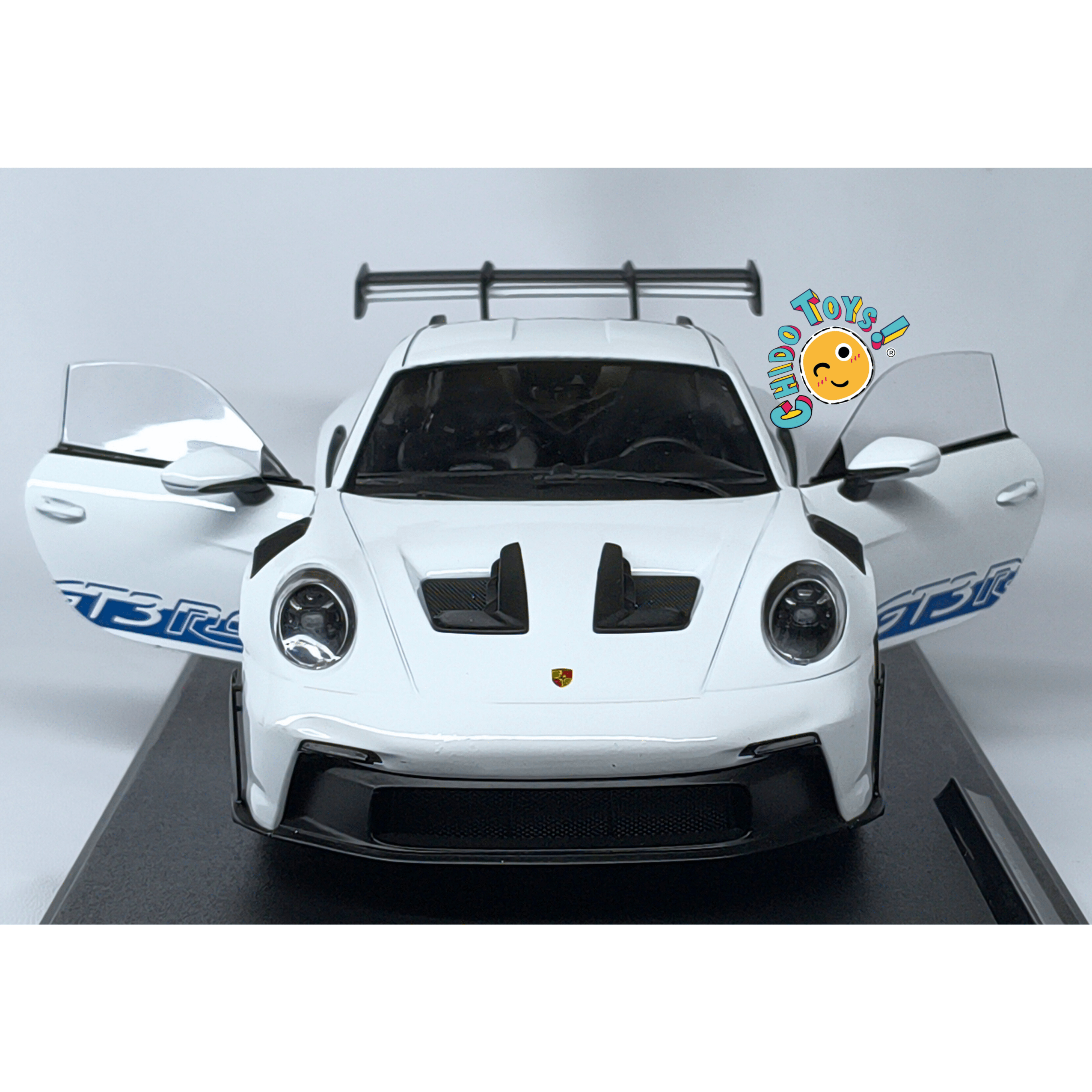 Solido Porsche 911 GT3 RS 1:18 blanco con dirección funcional - Chido Toys