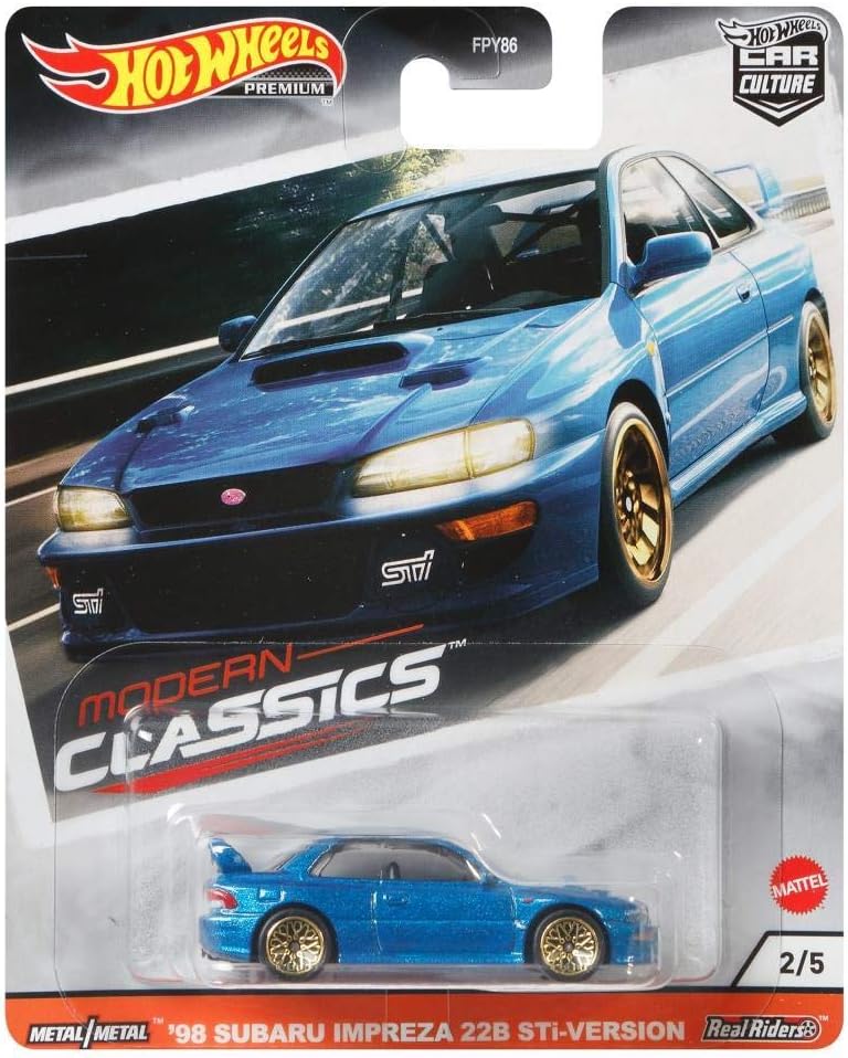 Subaru Impreza 22B STi 1998 – Hot Wheels Clásicos Modernos 2021 - Chido Toys