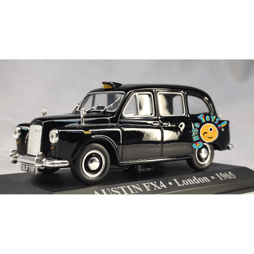 Taxi Austin FX4 Londres 1965 – Escala 1:43 - Chido Toys