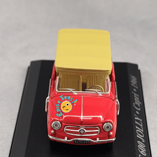 Taxi Capri 1966 – Escala 1:43, FIAT 600 Jolly - Chido Toys