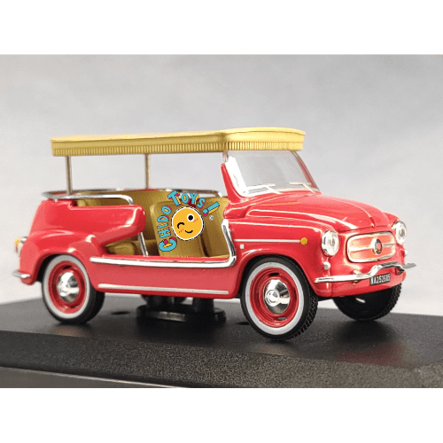 Taxi Capri 1966 – Escala 1:43, FIAT 600 Jolly - Chido Toys