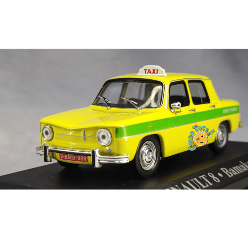 Taxi Renault 8 Bamako 1970 | Escala 1:43 – La esencia africana en miniatura - Chido Toys