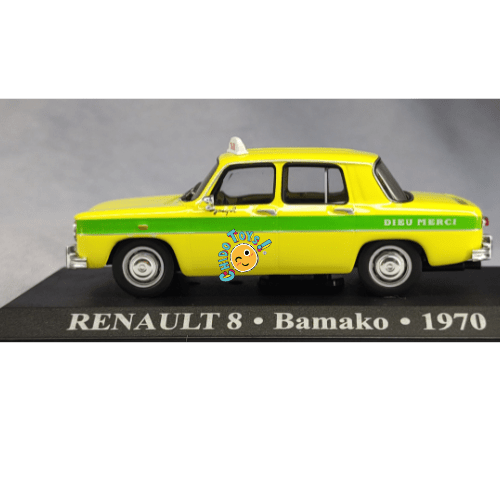 Taxi Renault 8 Bamako 1970 | Escala 1:43 – La esencia africana en miniatura - Chido Toys