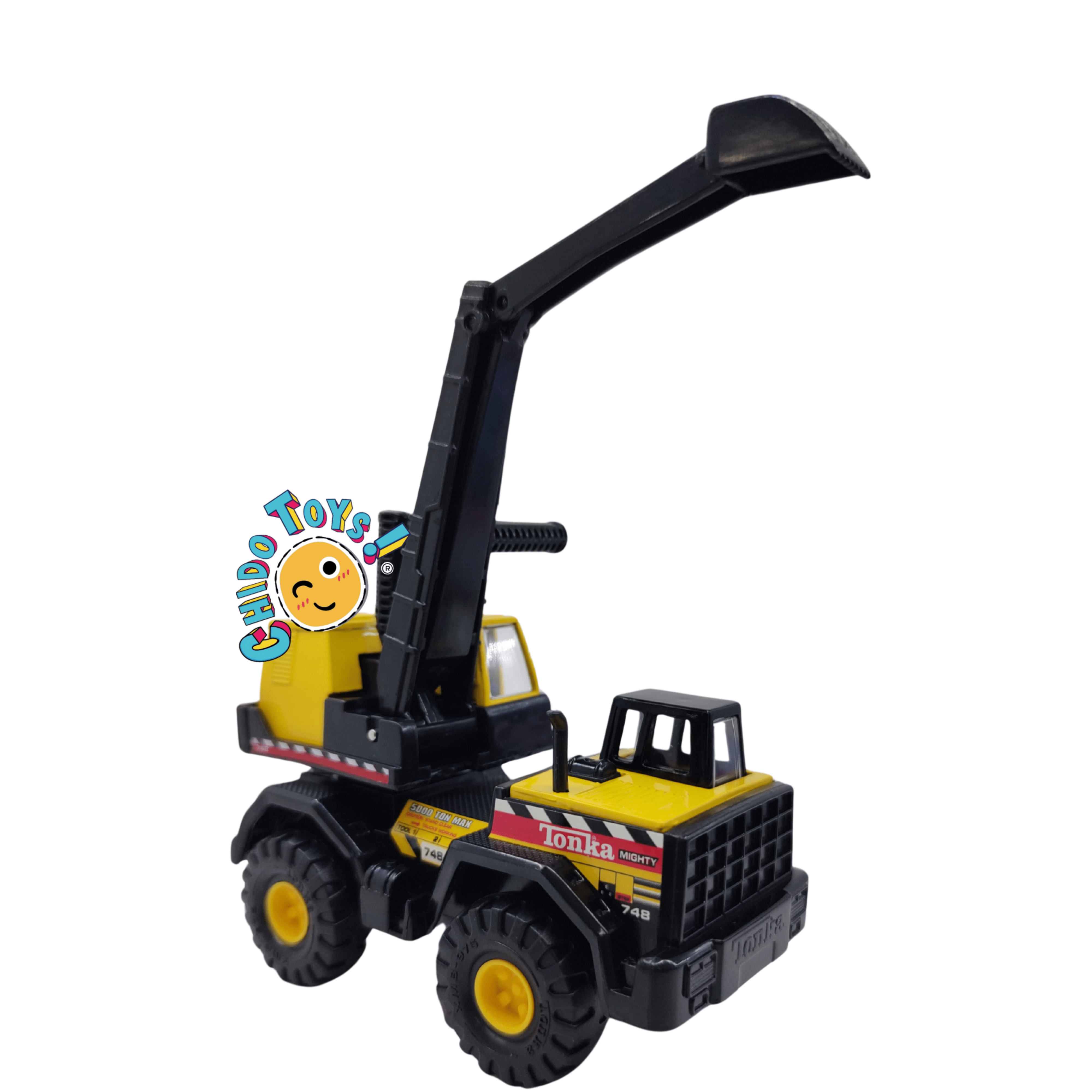 Tonka Mighty 748 Iron Max – Juguete Vintage de Construcción a Escala con Detalles Realistas - Chido Toys