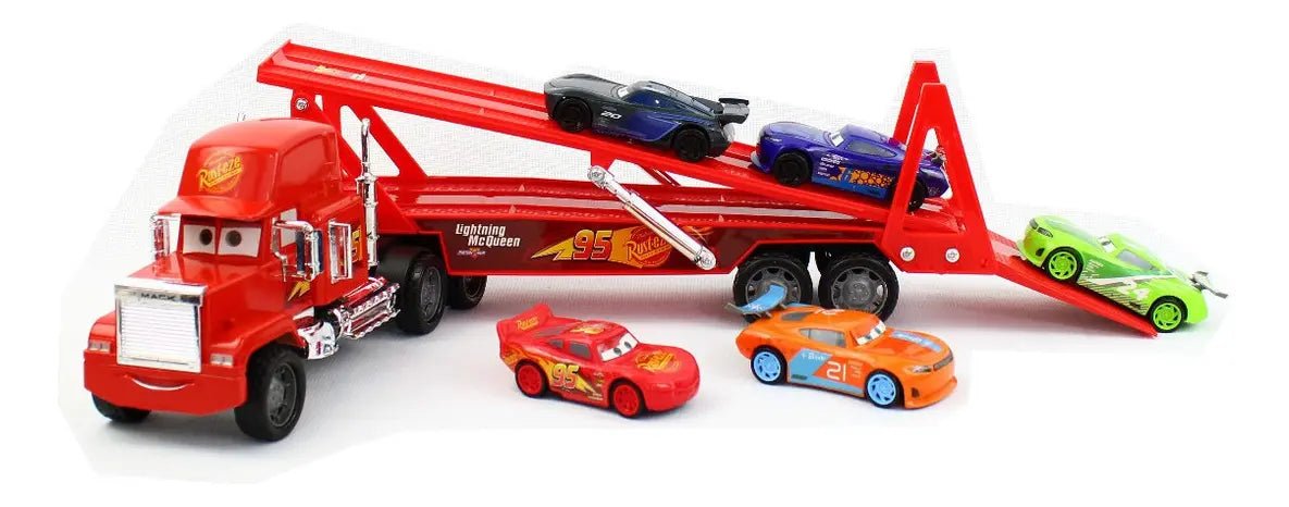 Toymark Disney Pixar Cars Mack Transportador con 5 Autos - Chido Toys