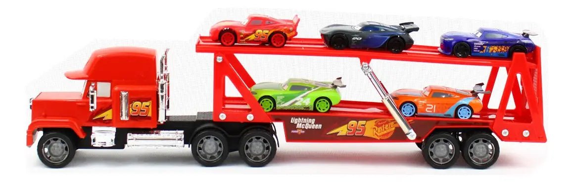 Toymark Disney Pixar Cars Mack Transportador con 5 Autos - Chido Toys