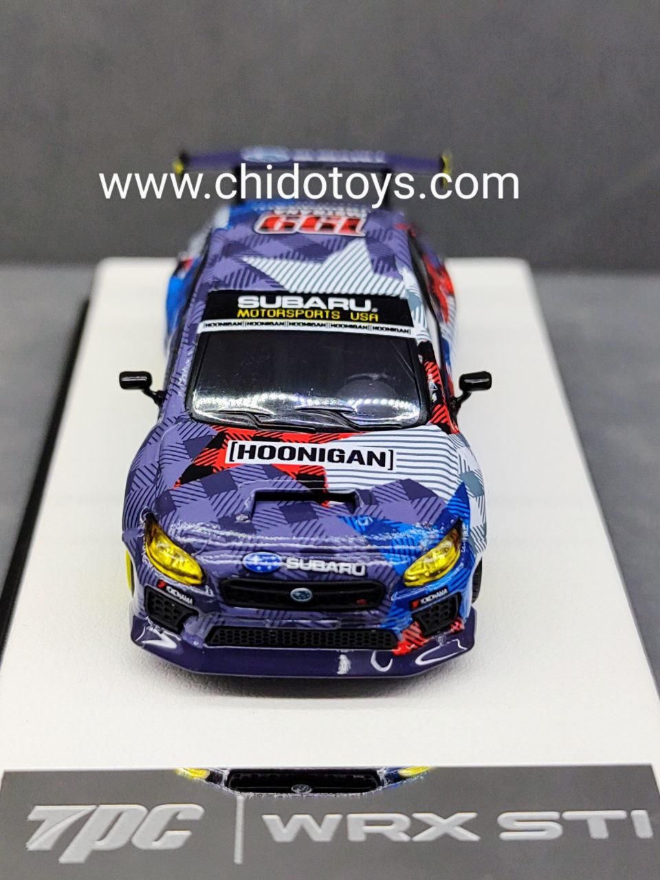 TPC Subaru WRX STI Travis Pastrana 1:64 edición limitada - Chido Toys