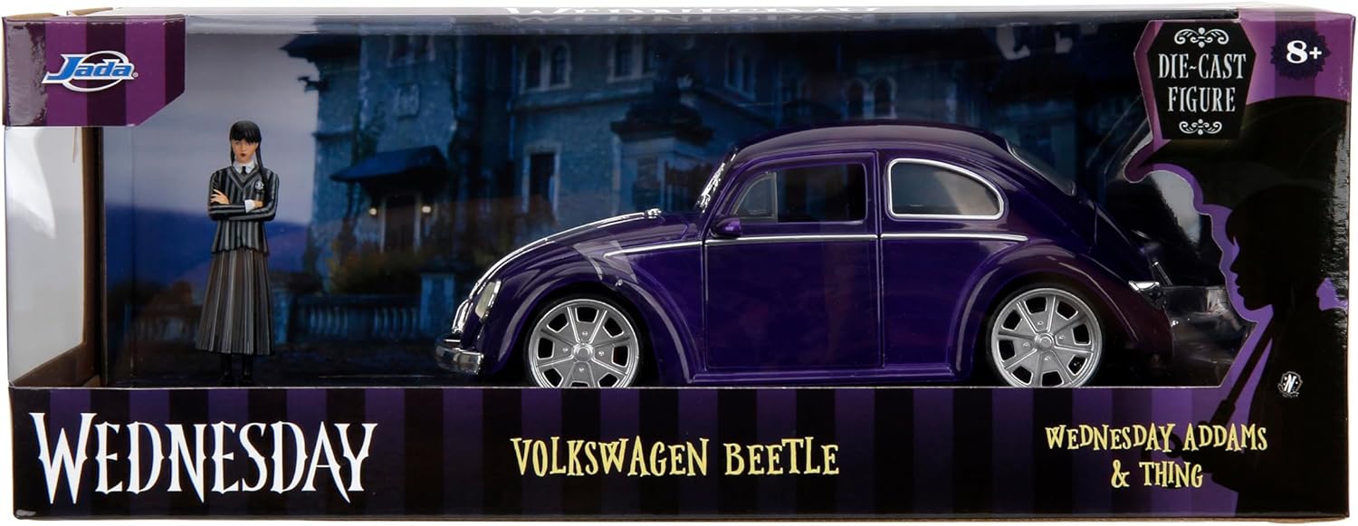 VW Beetle 1972 “Wednesday” – Jada Toys – Escala 1:24 - Chido Toys