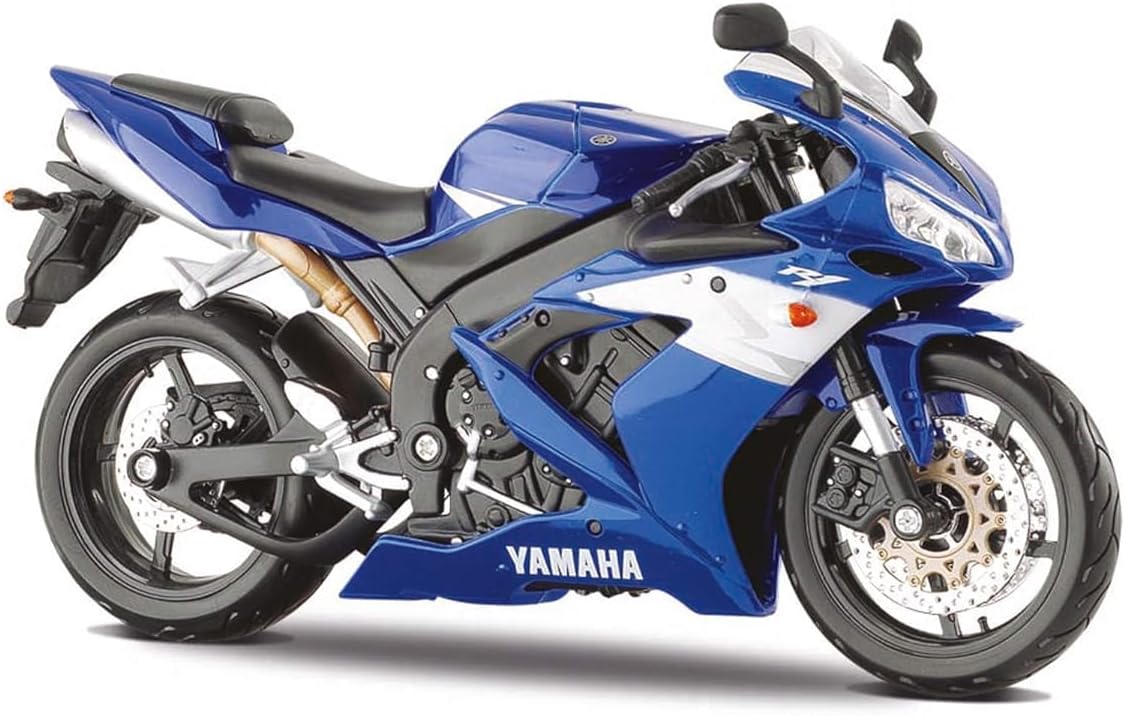 Yamaha YZF - R1 Azul – Maisto 1:12 Diecast Metal - Chido Toys
