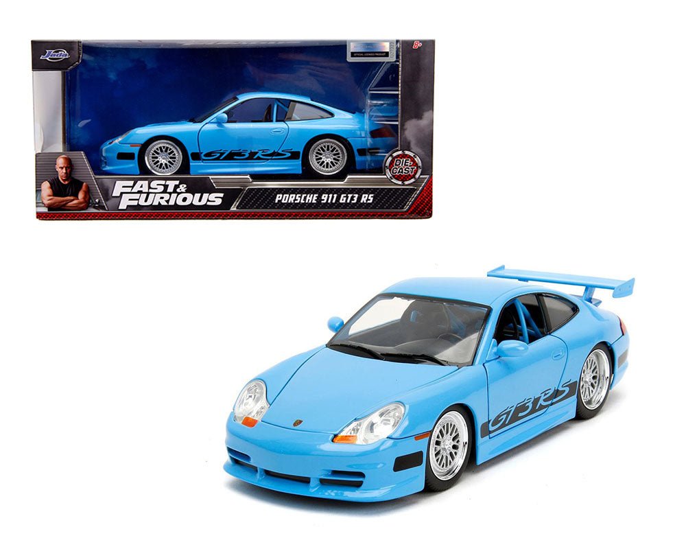 Auto a escala marca Jada, Modelo Brian's Porsche 911 (996.2) GT3 RS - Chido Toys