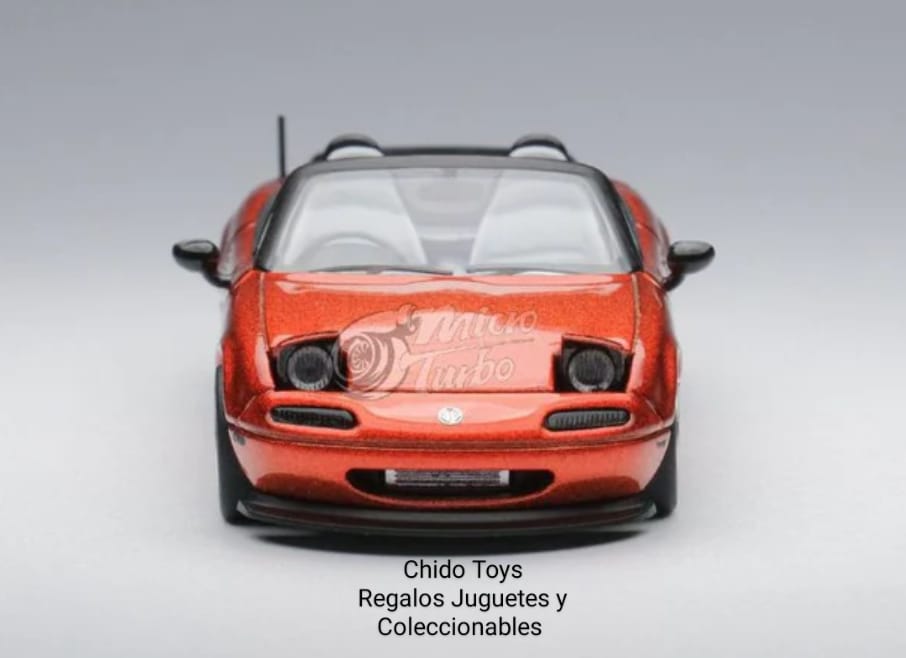 Auto a escala marca Micro Turbo, Modelo Mazda Miata MX5 - Chido Toys