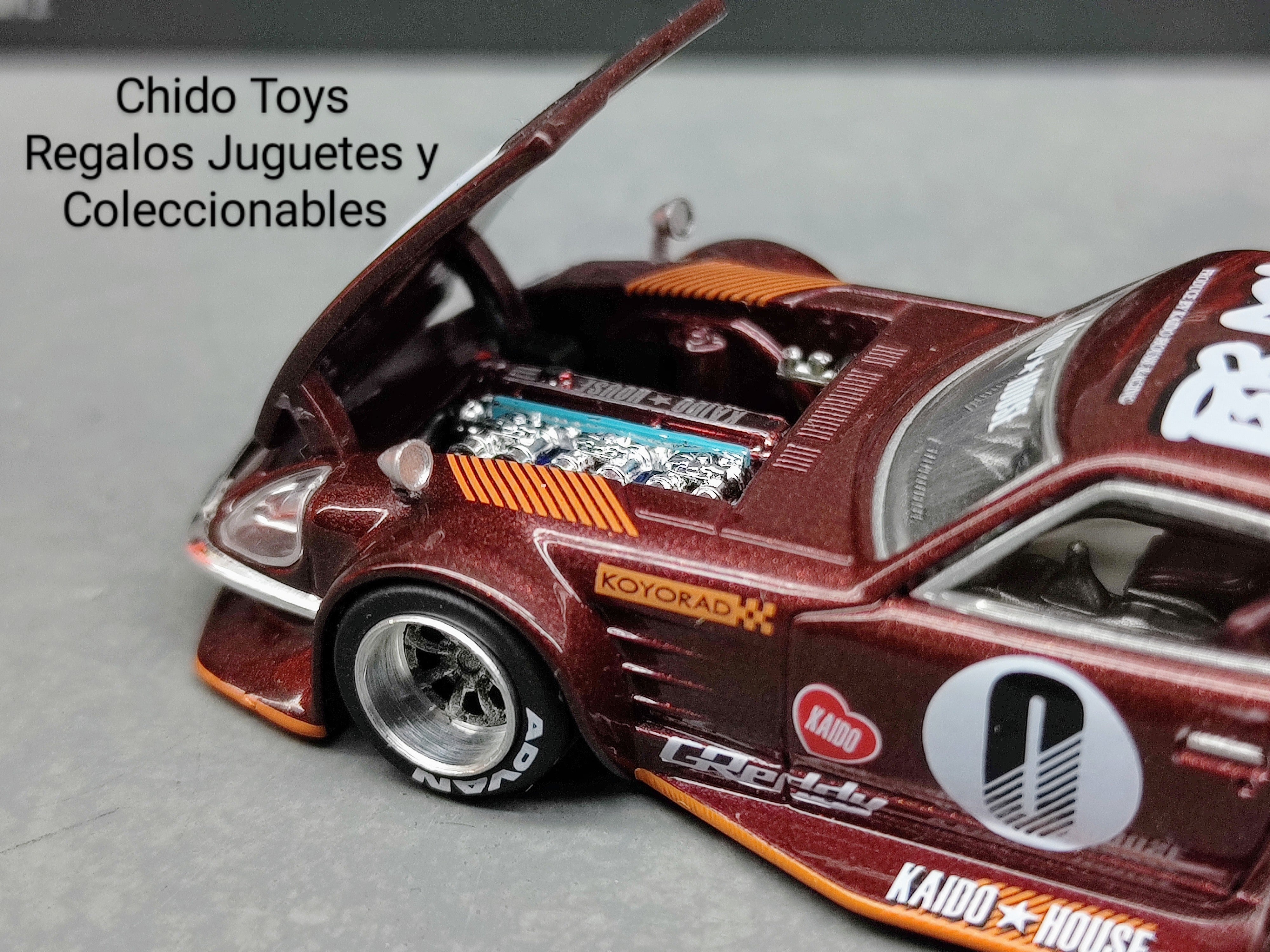 Datsun Fairlady Z S30Z Wide Spec (Rojo Oscuro) – Kaido House 1:64 (Primera Edición) - Chido Toys