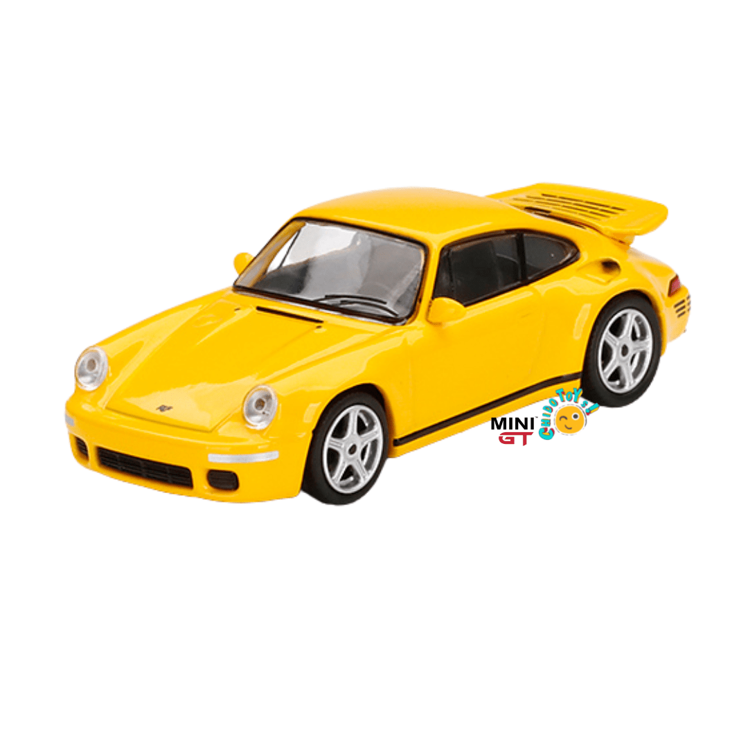 Mini GT RUF CTR 1987 1:64 Blossom Yellow MiJo limitado - Chido Toys