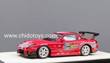 Cargar imagen en el visor de la galería, Auto a escala marca Mini Station Modelo Mazda RX-7 de Dom F&amp;F
