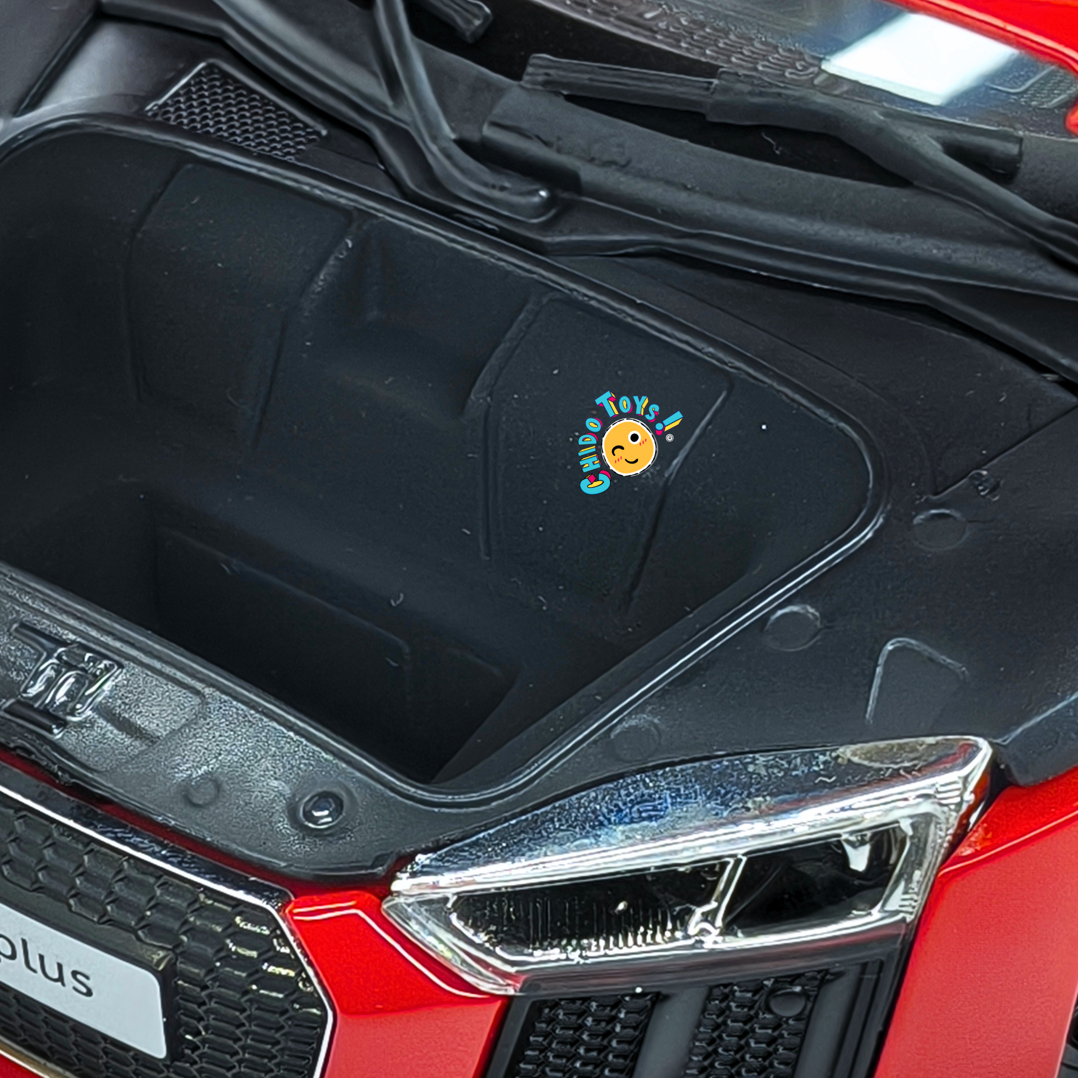 Maisto Exclusive Audi R8 V10 Plus 1:18 blanco con dirección y suspensión