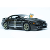 AUTOart Ford Mustang Mach 1 1:18 negro con apertura total, interiores alfombrados, dirección funcional, caja original y cintillas de fábrica.