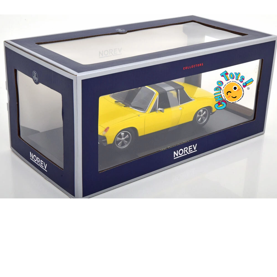 Norev VW-Porsche 914-6 1973 1:18 amarillo con techo Targa negro