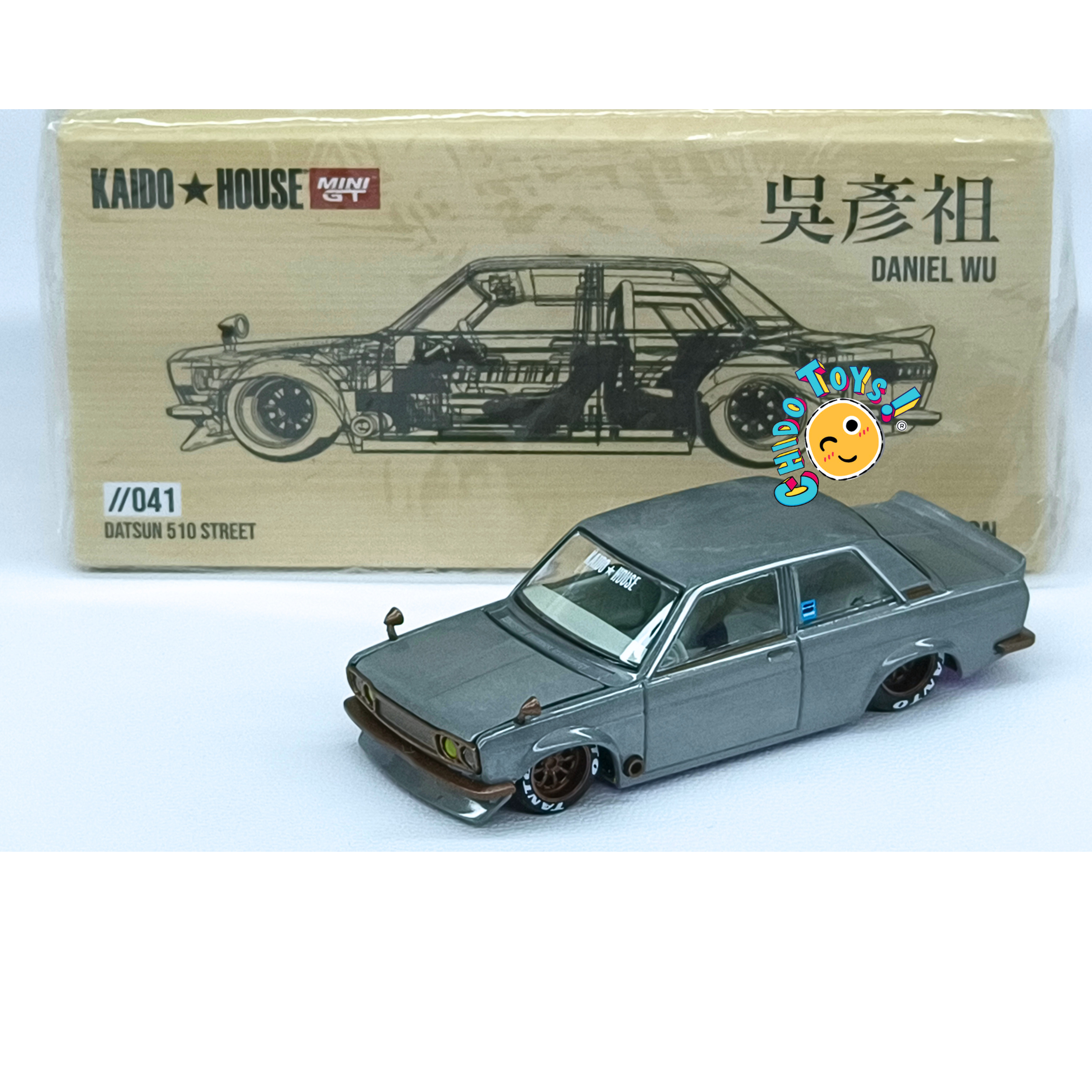 Kaido House Mini GT #041, Datsun 510 Street Daniel Wu CHASE 1:64