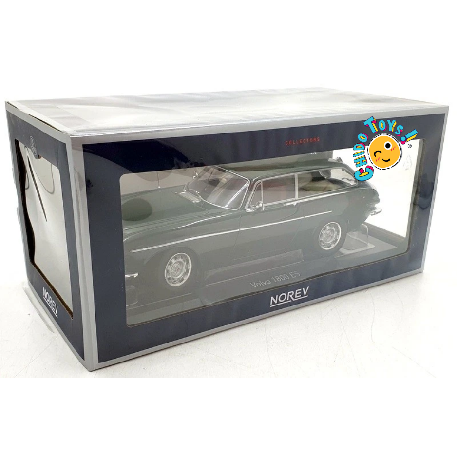 Norev Volvo 1800 ES 1973 1:18 verde oscuro con cajuela abatible