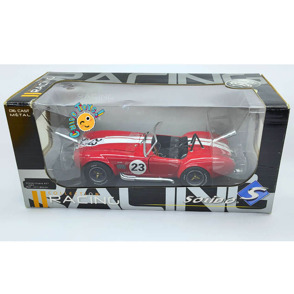 Solido Shelby Cobra 427 #23 1:18 rojo Racing Collection