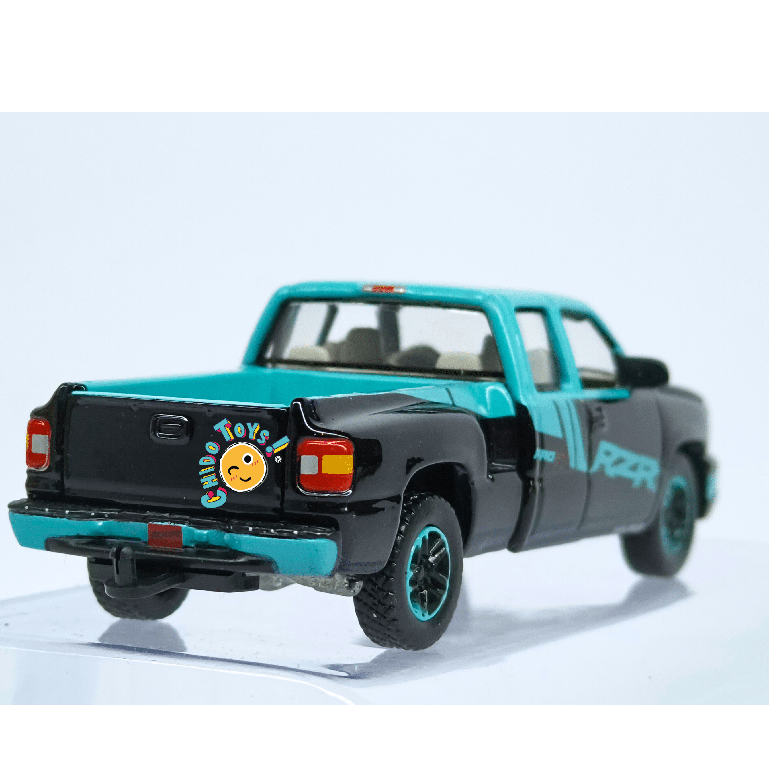 2006 Chevy Silverado 1:64 Auto World Polaris RZR Cofre Abre Diecast Big Country - Chido Toys