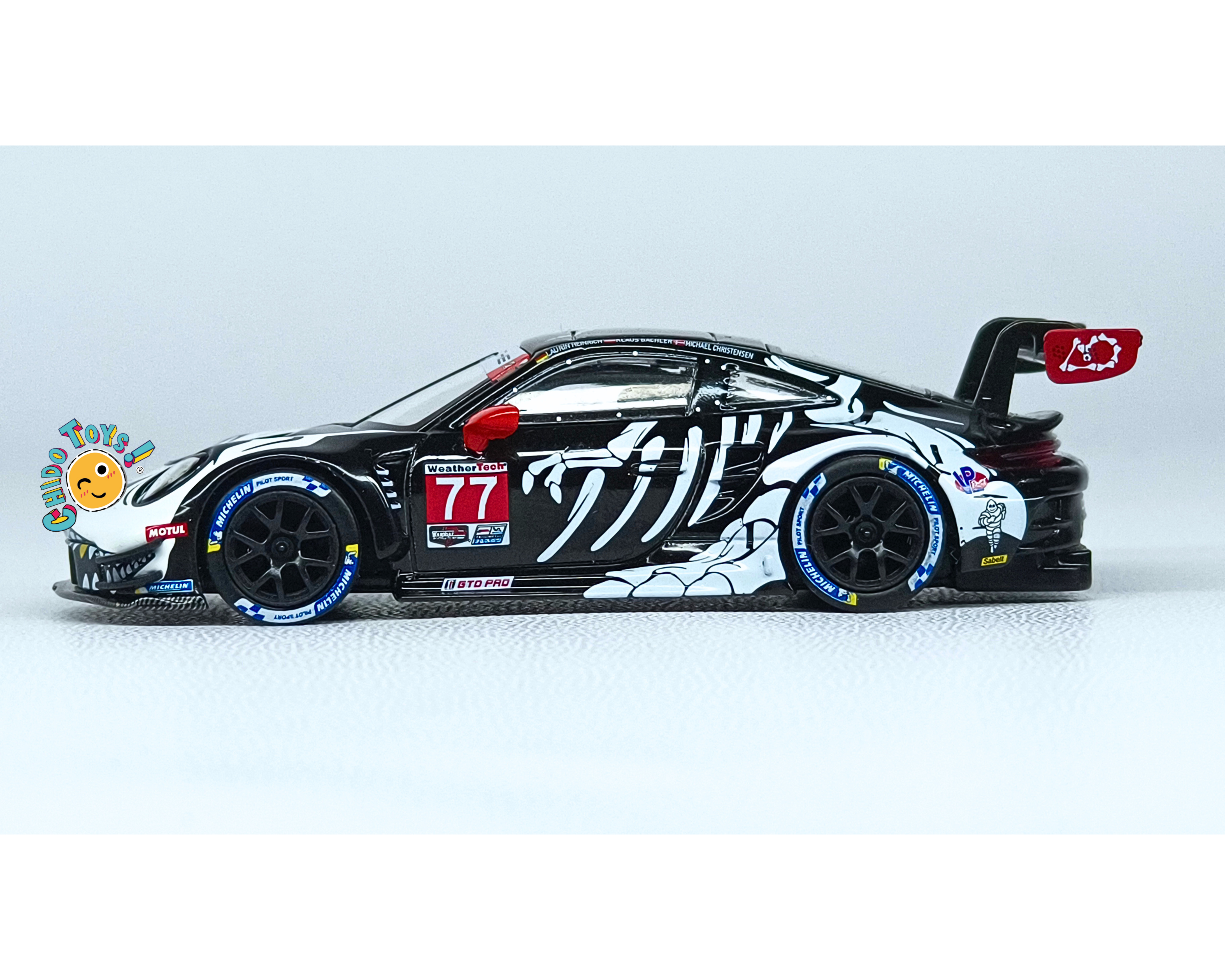 Mini GT Porsche 911 GT3 R Rexy 77 IMSA 1:64 Edición Especial