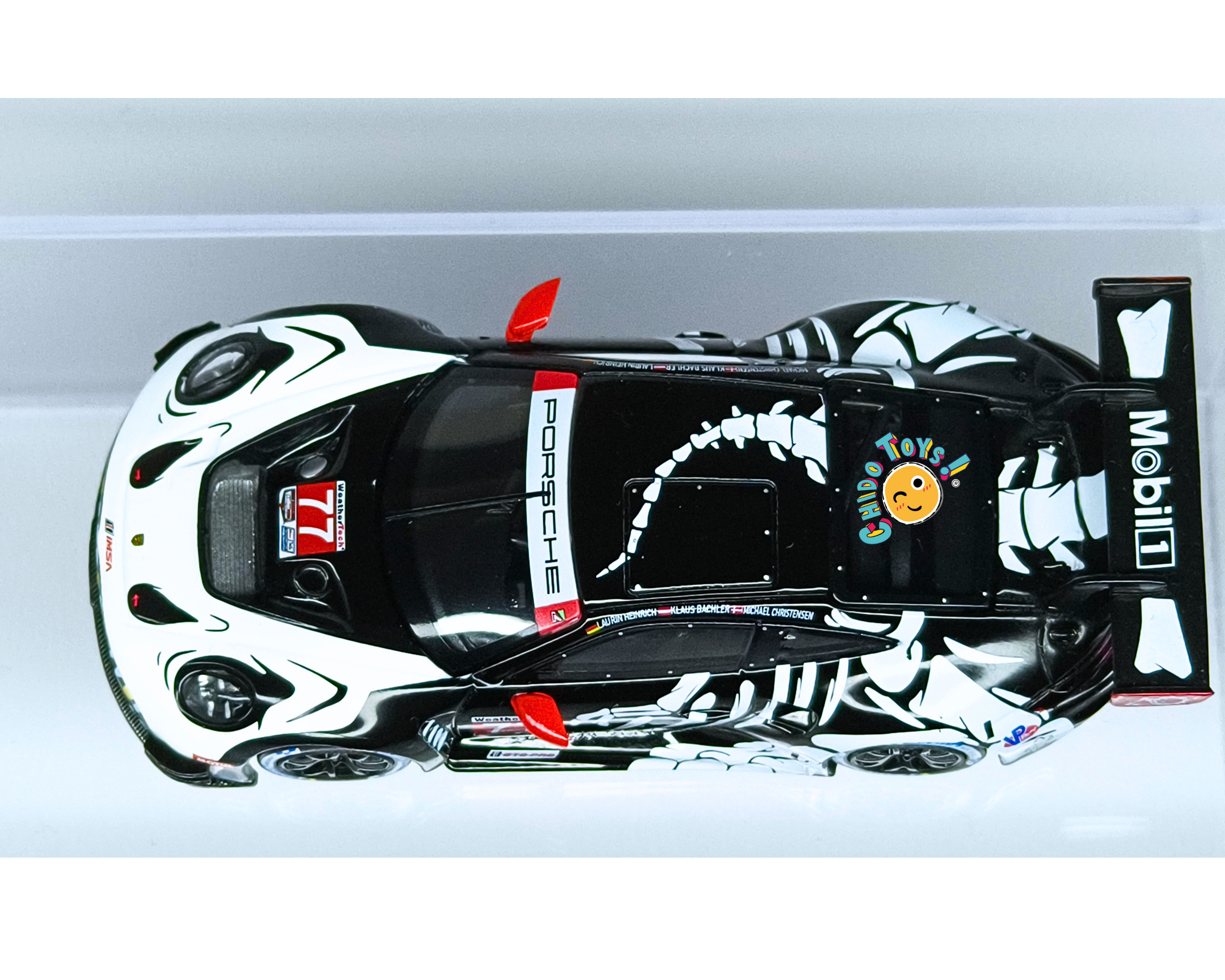 Mini GT Porsche 911 GT3 R Rexy 77 IMSA 1:64 Edición Especial