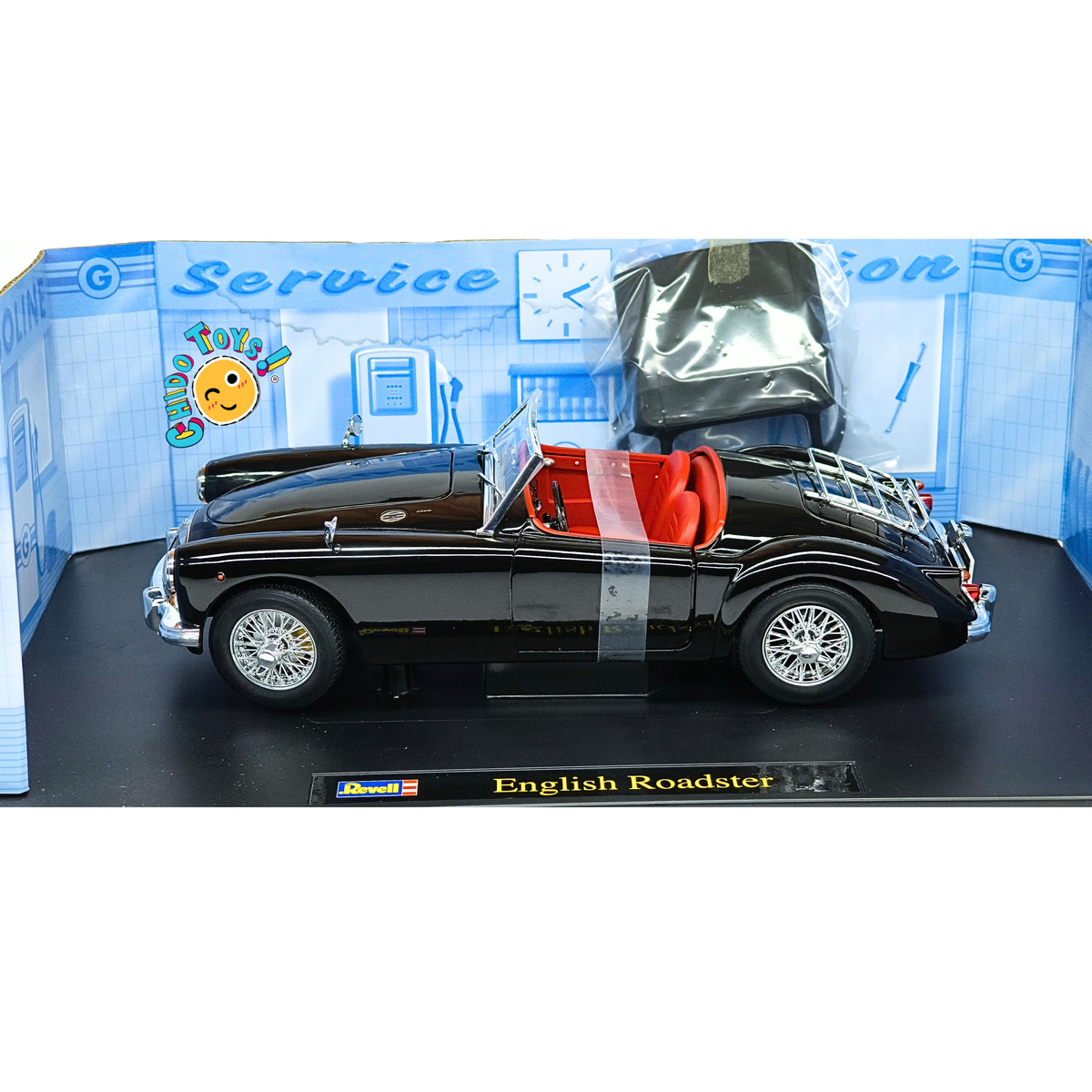 Revell MGA 1600 Roadster 1:18 negro edición limitada a 1,000 piezas