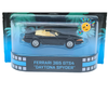 Hot Wheels Ferrari 365 GTS4 Daytona Spyder 1:64 negro, Metal/Metal con Real Riders y blister original Miami Vice.
