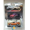 GreenLight Dodge Charger SRT8 2006 1:64 naranja metálico, llantas de goma, rines cromados y cofre abatible.
