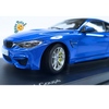 BMW M4 F82 Paragon 1:18 Yas Marina Blue, diecast con apertura total, base y ligas interiores originales sin remover.