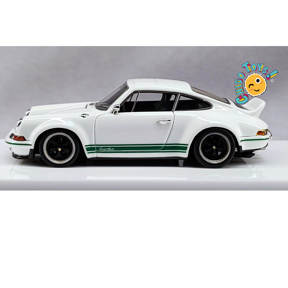 MY64 Kaege Retro Turbo White 1:64 – Porsche 911 Blanco Limitado 199 Piezas