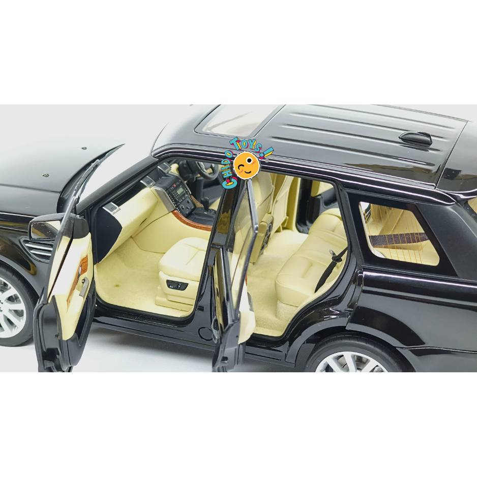 AUTOart Millennium Land Rover Range Rover Sport 2006 Escala 1:18 Negro con apertura total
