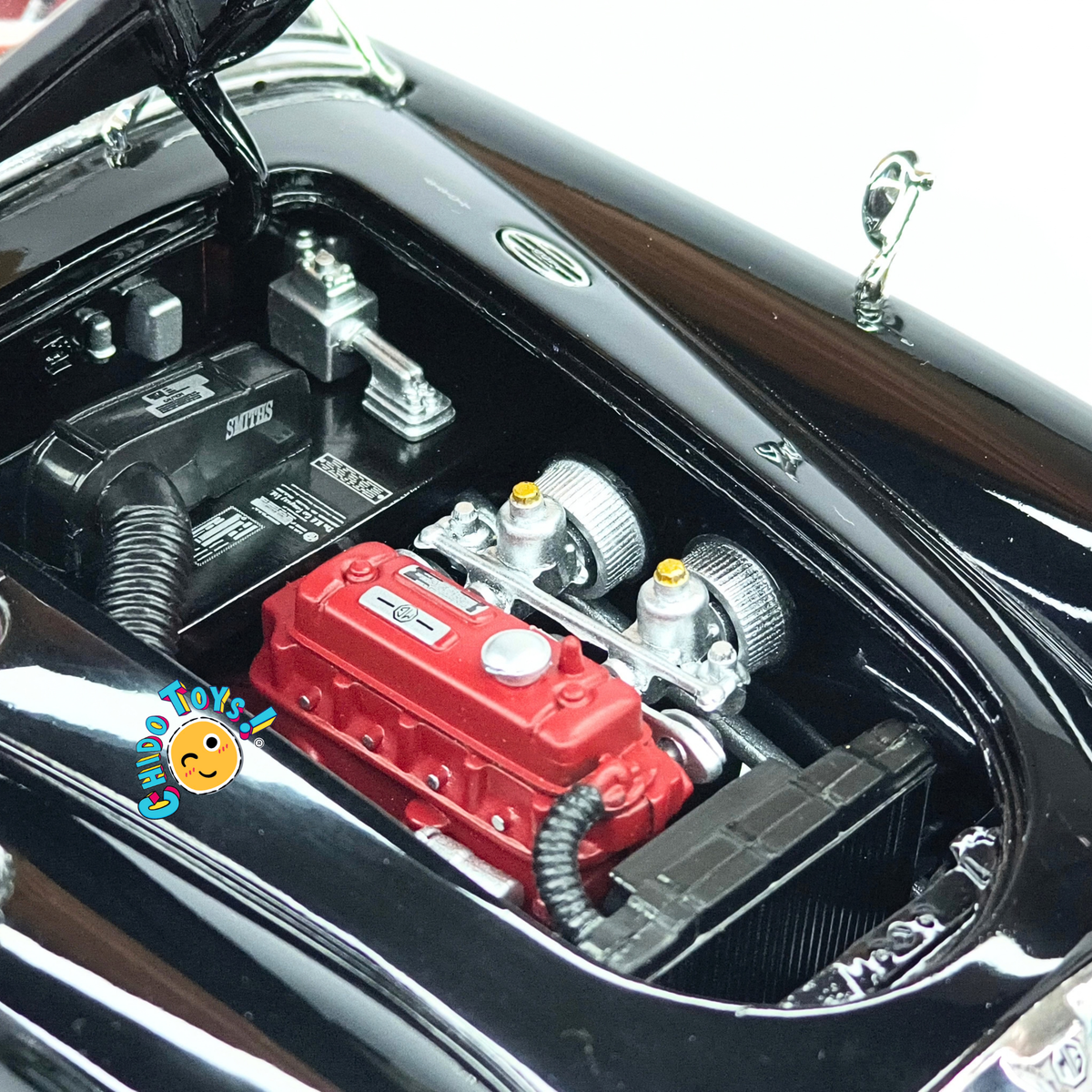 Revell MGA 1600 Roadster 1:18 negro edición limitada a 1,000 piezas