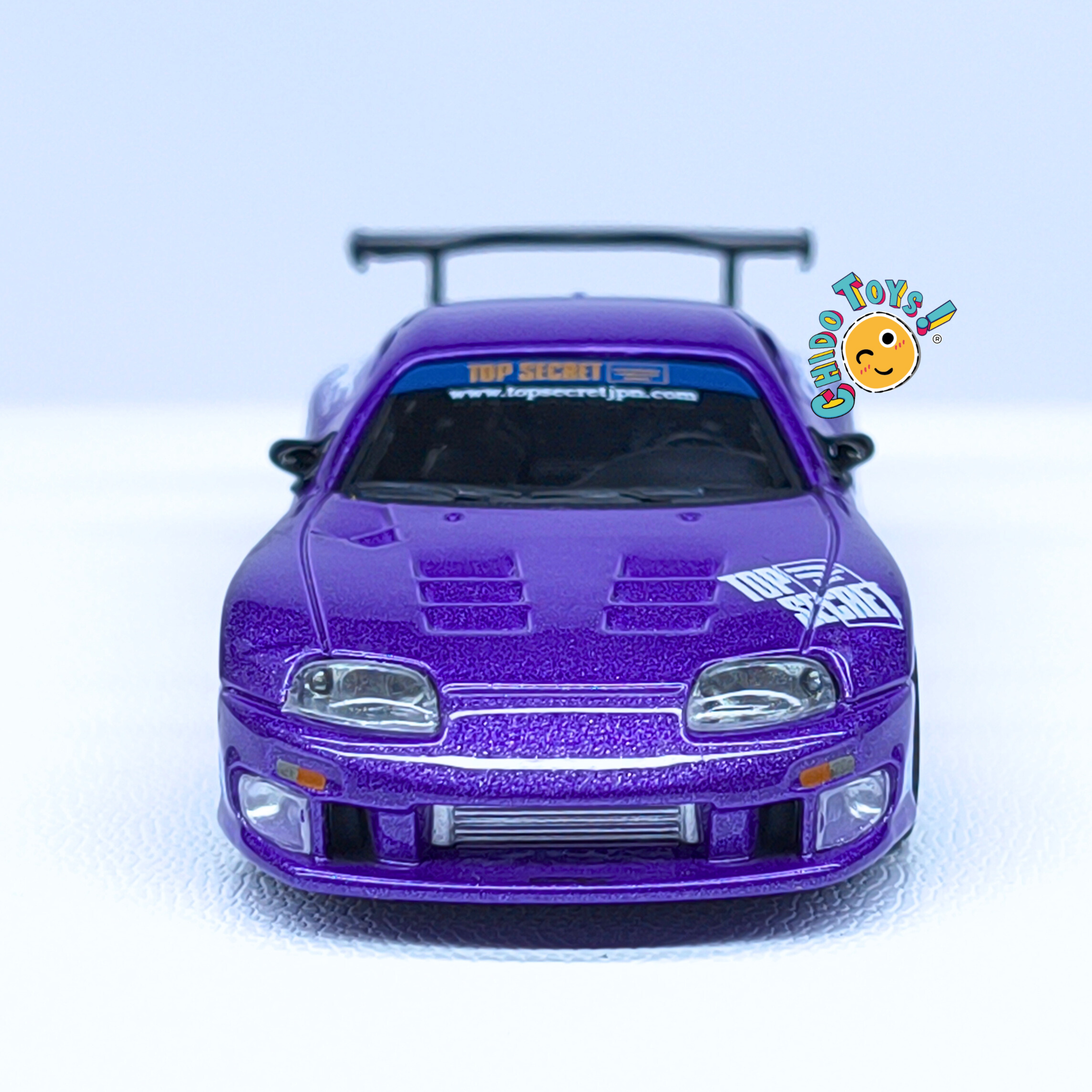 Mini GT Toyota Supra Top Secret 1:64 GT-300 morado