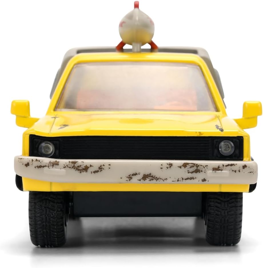 Jada Toys Pizza Planet Truck 1:32 amarilla con apertura de puertas