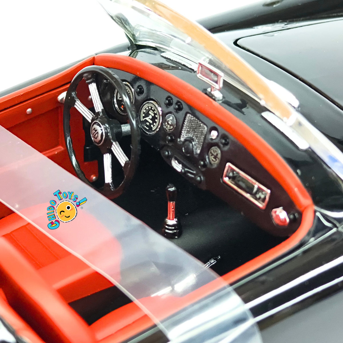 Revell MGA 1600 Roadster 1:18 negro edición limitada a 1,000 piezas