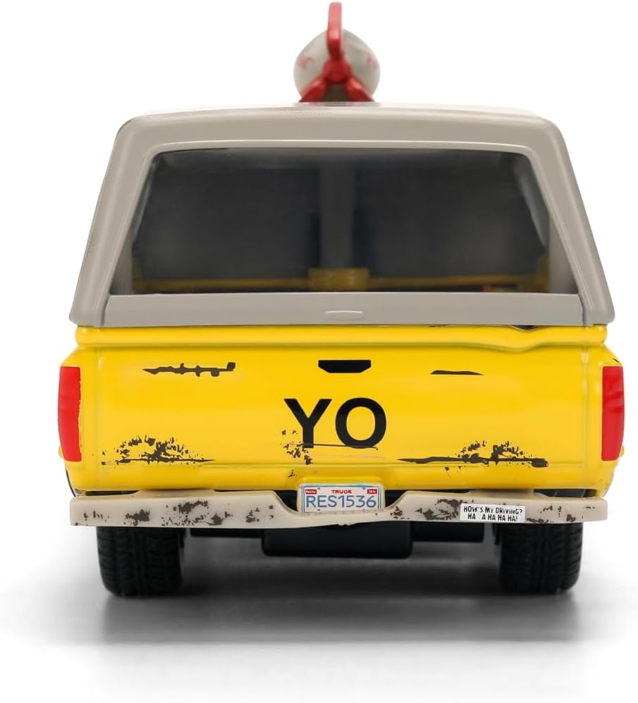 Jada Toys Pizza Planet Truck 1:32 amarilla con apertura de puertas