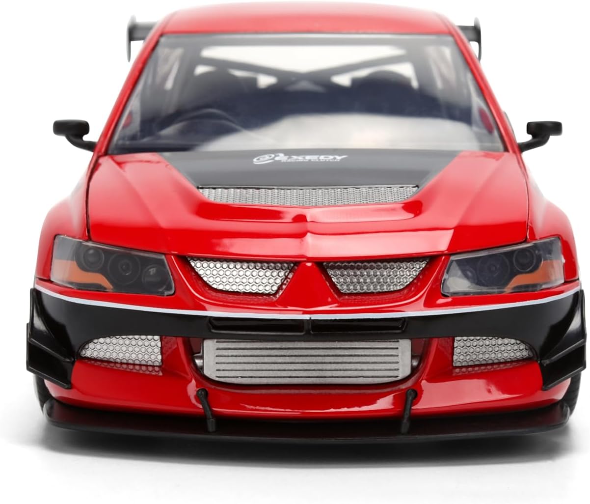 Jada Mitsubishi Lancer Evolution IX Fast & Furious 1:24 Rojo