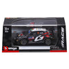Bburago Toyota GR Yaris Rally1 Hybrid #33 WRC 1:43 negro, con seis faros auxiliares, alerón trasero y caja exhibidora.