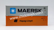 Cargar imagen en el visor de la galería, Contenedor de Carga Seca a escala Marca Mini GT Modelo &quot;Hapag-Lloyd&quot; ó &quot;Maersk&quot;
