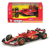 Ferrari SF-24 número 55 escala 1:43 Bburago modelo Fórmula 1 2024 rojo diecast