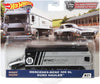 Hot Wheels Mercedes-Benz 300 SL y Euro Hauler 1:64 plata y negro, IWC Racing #68 con Real Riders y empaque Team Transport.
