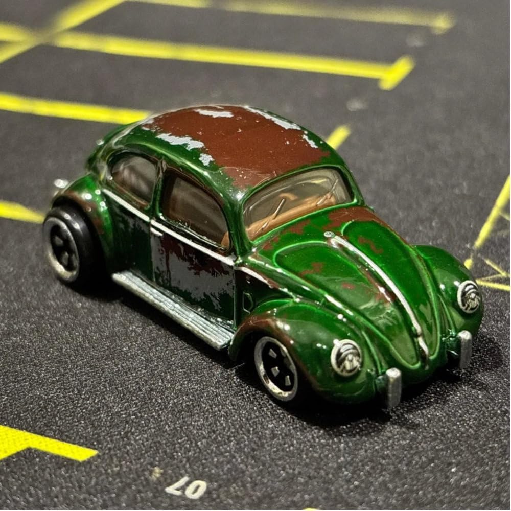 Hot Wheels Volkswagen Classic Bug Vintage Club 68 Patina Verde 1:64