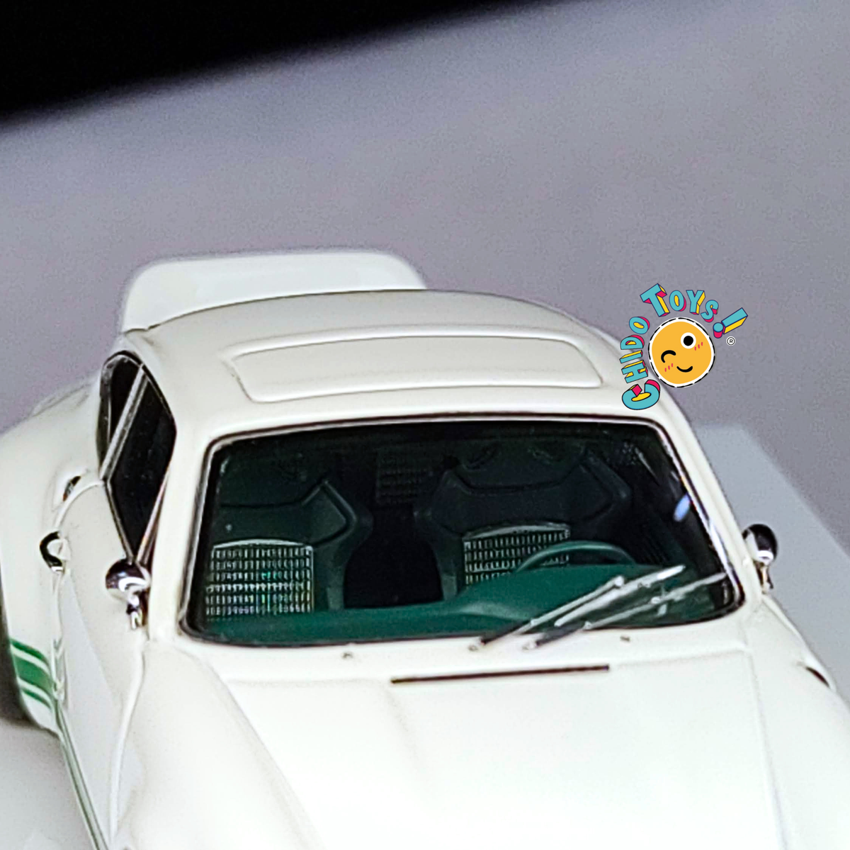 MY64 Kaege Retro Turbo White 1:64 – Porsche 911 Blanco Limitado 199 Piezas