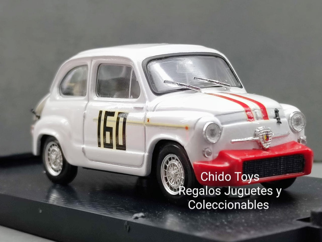 Auto a escala marca Brumm, Modelo Fiat Abarth 850 TC (Pieve Santo Stefano 1966), Piero Falorni